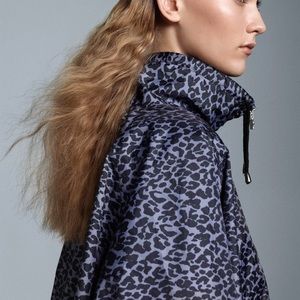 K-Way x Maje Limited Leopard Print Jacket